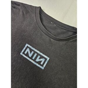 Nine Inch Nails T-Shirt Mens L Black Live With Teeth 2006 Tour Graphic Band Tee